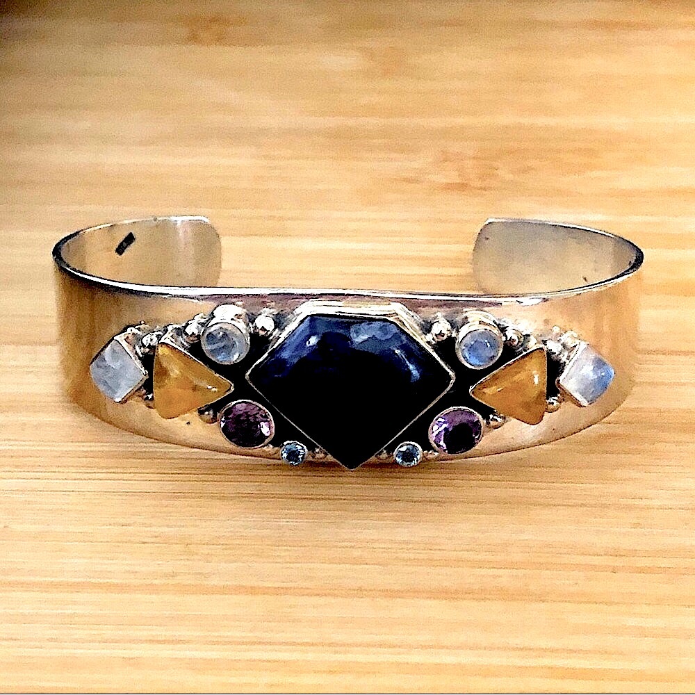 $152 Nicky Butler Jeweled Estate Cuff